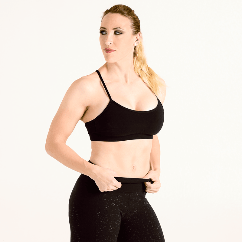 Image from a woman from a fitness shoot